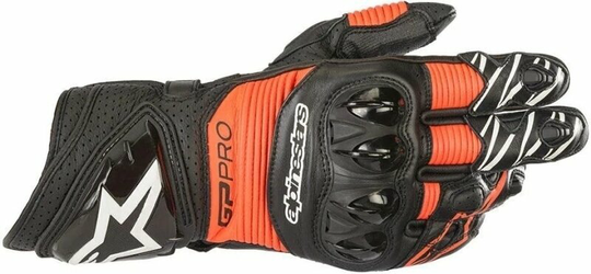Alpinestars GP Pro R3 Gloves Black/Red Fluorescent XL Motorcycle Gloves
