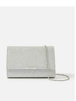 Accessorize Lurex Box Clutch