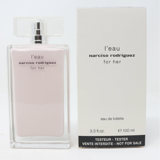 L'eau For Her by Narciso Rodriguez Eau De Toilette 3.3oz Spray New In White Box