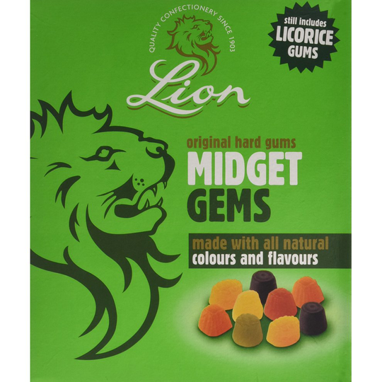 Lion Midget Gems - 2 Kilogram Box