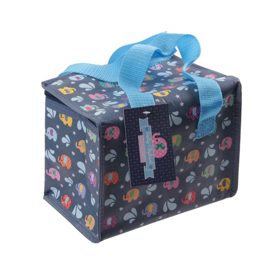 Fun Elephants Design Lunch Box Cool Bag
