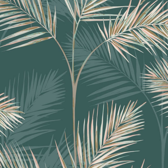 Fine Decor South Beach Emerald Wallpaper FD42679
