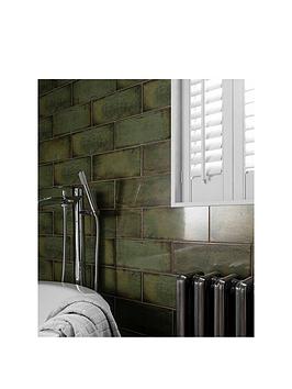 Topps Tiles Catania Green 15Cm X 30Cm (Box Of 22 Tiles)