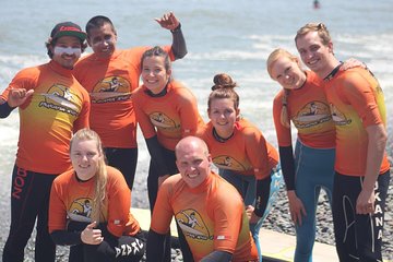 Surf Classes for Beginners (Children and Adults) in Lima, Perú