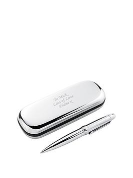 The Personalised Memento Company Personalised Pen And Box Set