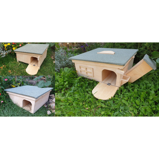 (House #1) Predator Proof Hedgehog Habitat Nest Box House