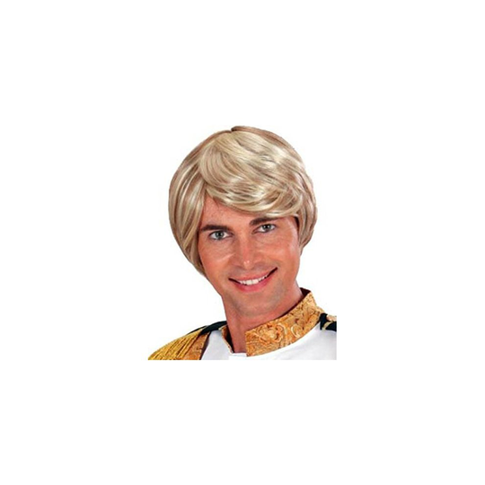 Prince Charming In Box Wig For Fancy Dress Costumes & Outfits Accessory - wig fancy dress prince mens blonde ladies pink black blue manga japanese