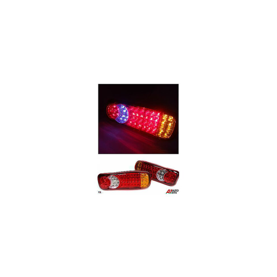 46 Led Rear Truck Lorry Lights For Mitsubishi Fuso Canter Van 12V x2 UNIVERSAL