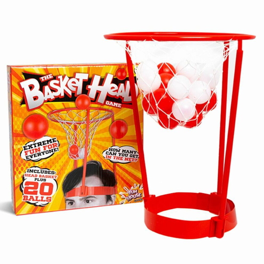 Basket Head Game With Basket 20x Balls In Printed Box