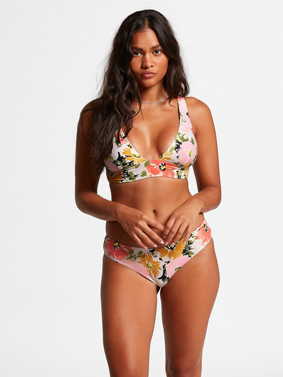Women's Volcom Counting Down Halter Bikini Top - Multi