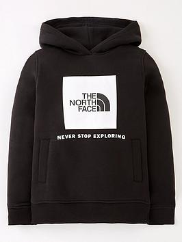 THE NORTH FACE Teens Box Pullover Hoodie - Black , Black, Size Xs=6 Years, Women