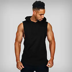 Men's Running Tank Top Gym Tank Top Cut Out Sleeveless Vest / Gilet Casual Athleisure Breathable Quick Dry Soft Fitness Gym Workout Running Sportswear Activewear Black Red Blue Lightinthebox