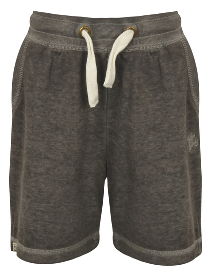 Jogger Shorts Boys K-Garnet Burnout Sweat Shorts in Asphalt Grey - Kids / 5-6 Years - Tokyo Laundry