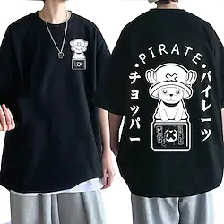 Inspired by One Piece Tony Tony Chopper T-shirt Anime Cartoon Anime Harajuku Graphic Kawaii T-shirt For Men's Women's Unisex Adults' Hot Stamping 100% Polyester Lightinthebox