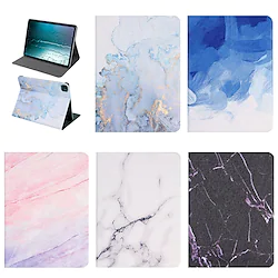 Tablet Case Cover For Apple iPad Air 5th iPad 10.2'' 9th 8th 7th iPad Air 5th 4th iPad mini 6th 5th 4th iPad Pro 11'' 3rd with Stand Flip Ultra-thin Marble TPU PU Leather For Kids Lightinthebox