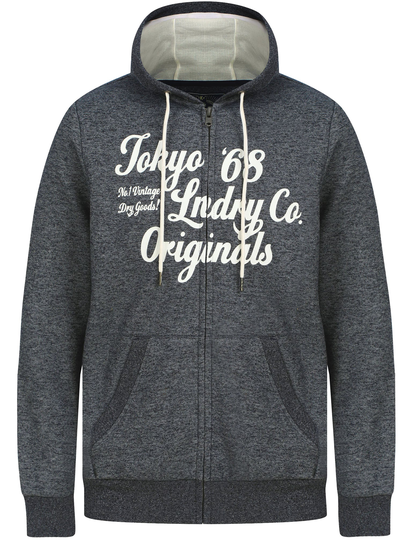 Hoodies / Sweatshirts Whitewood Motif Zip Through Fleece Hoodie In Sky Captain Navy Siro - Tokyo Laundry / S - Tokyo Laundry