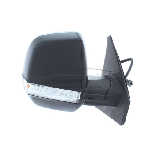 Vauxhall Combo Van 2012-> Cable Twin Glass Wing Door Mirror Drivers Side O/S