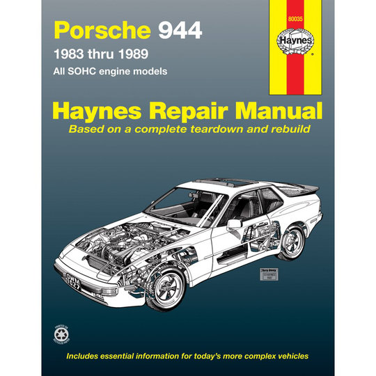 Porsche 944 4-cylinder (1983-1989) Haynes Repair Manual (USA) (Paperback) ~