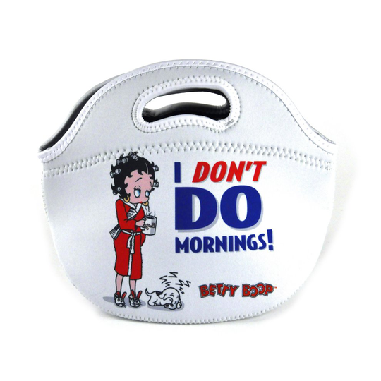 Betty Boop 'I Don't Do Mornings!' Neoprene Bag
