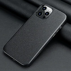 Genuine Leather Phone Case For iPhone 13 12 Pro Max 11 Pro Max Shockproof Dustproof Frosted Solid Colored Camera Protection Back Cover Lightinthebox