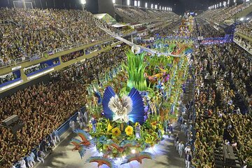 Rio Carnival Parade from a Prime Box - With Shuttle, Tour Guide, Food & Drink