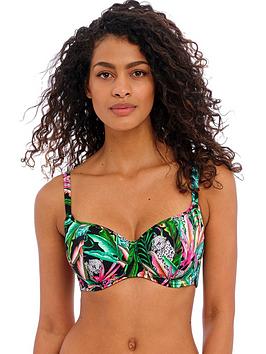 Freya Cala Selva Uw Sweetheart Bikini Top - Multi, Multi, Size 32D, Women