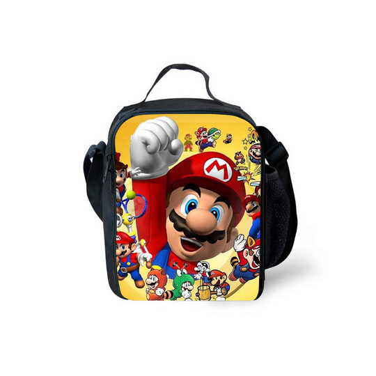 (Style 02) Super Mario Lunch Bag Picnic Students Lunch box