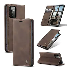 CaseMe Flip Case For Samsung Galaxy S22 S21 S20 Plus Ultra A72 A52 A42 A32 Note 20 Ultra Soft Slim Folio Flip PU Leather Wallet Case with 2 Cards Slot For Samsung Galaxy Note 20 Ultra Lightinthebox