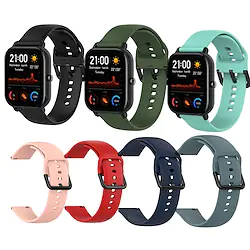 Sport Silicone Watch Band For Huami Amazfit GTS / GTR 42mm / Bip Youth Replaceable Bracelet Wrist Strap Wristband Lightinthebox