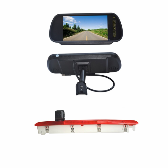 7 Inch Replacement Rear View Screen Display & Reverse Camera for VW T6 Transporter Van (Single Door)