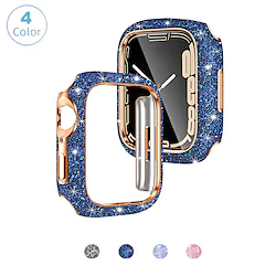 1 Pack Watch Case Compatible with Apple iWatch 45mm 41mm watch 7 Scratch Resistant Dust Proof All Around Protective PC Watch Cover Lightinthebox