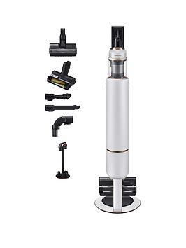 Samsung Bespoke Jet&Trade; Pet Vs20A95823W/Eu Cordless Stick Vacuum Cleaner - Max 210W Suction Power With All-In-One Clean Station - Misty White