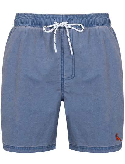 Swim Shorts Ansdell Pigment Wash Swim Shorts in Blue - South Shore / S - Tokyo Laundry