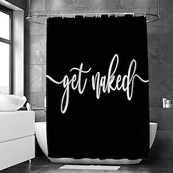 Waterproof Fabric Shower Curtain Bathroom Decoration and Modern and Characters 70 Inch Lightinthebox