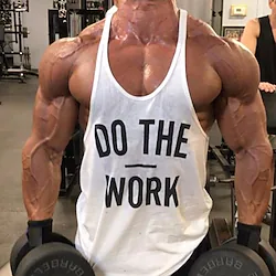 Men's Workout Tank Top Running Tank Top Racerback Sleeveless Vest / Gilet Winter Breathable Quick Dry Soft Fitness Gym Workout Running Sportswear Activewear Wine Red Black Blue Lightinthebox