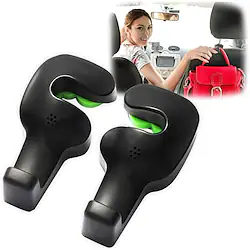 Car Purse Hook for Car Headrest Hook Headrest Hooks for Car Hook Headrest Hangers Purse Hook for Car Hook-Hanger Purse or Grocery Bags for Automotive Front Back Seat HeadrestBlack2 Pack Lightinthebox