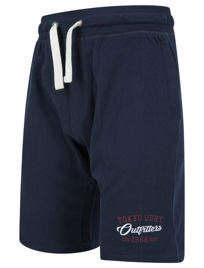 Jogger Shorts Moored Multi-Pocket Brushback Fleece Jogger Shorts in Sky Captain Navy - Tokyo Laundry / S - Tokyo Laundry