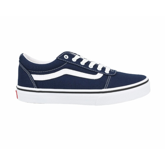 (UK 6 / EU 39) Vans Ward VN0A38J9JY31 Canvas Lace Up Trainers Blue