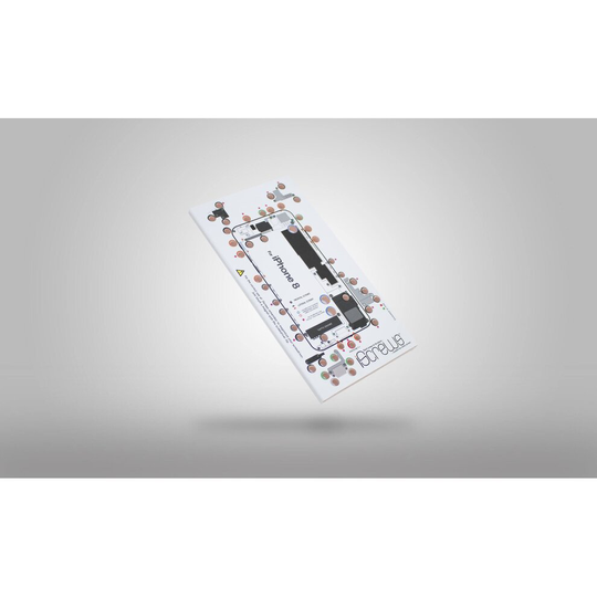 DottorPod iScrews screw holder and diagram - iPhone 8