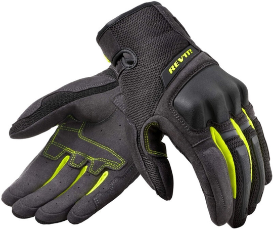 Rev'it! Volcano Black/Neon Yellow XL Motorcycle Gloves
