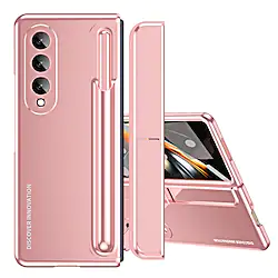 Phone Case For Samsung Galaxy Back Cover Z Flip 4 Z Flip 3 Dustproof Shockproof Solid Colored TPU PU Leather Lightinthebox