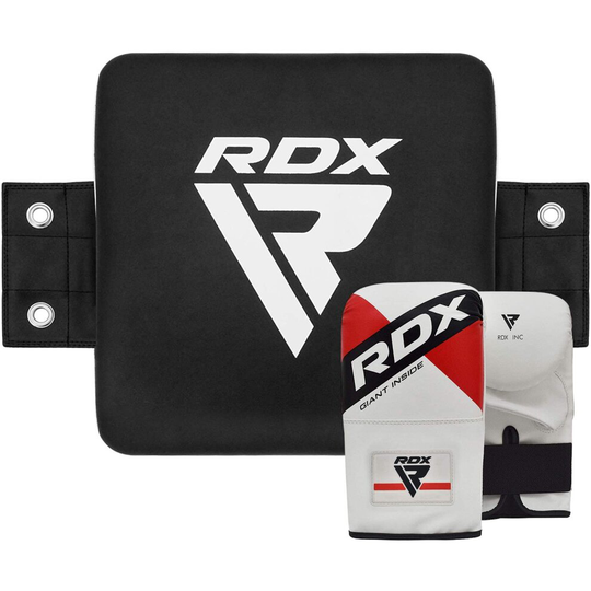 RDX Boxing Wall Pad with Punching Gloves MMA, Muay Thai