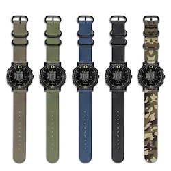 Smart Watch Band Compatible with Suunto Core Premium Woven Nylon Replacement Sport Strap with Metal Buckle Compatible with Suunto Core Smart Watch Lightinthebox