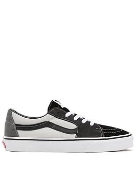 Vans UA Sk8-Low - Grey/Cream, Grey/Cream, Size 6, Men