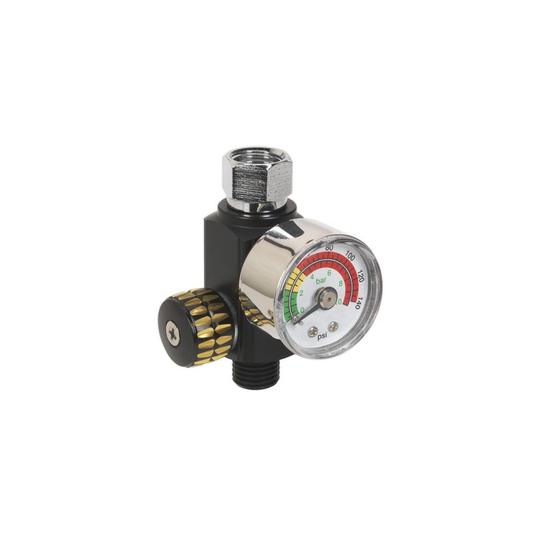 Sealey AR01 On-Gun Air Pressure Regulator/Gauge
