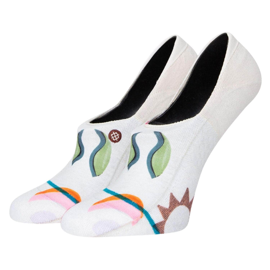 Stance Womens Jazzy Super Invisible/No Show Ankle Socks - Off White