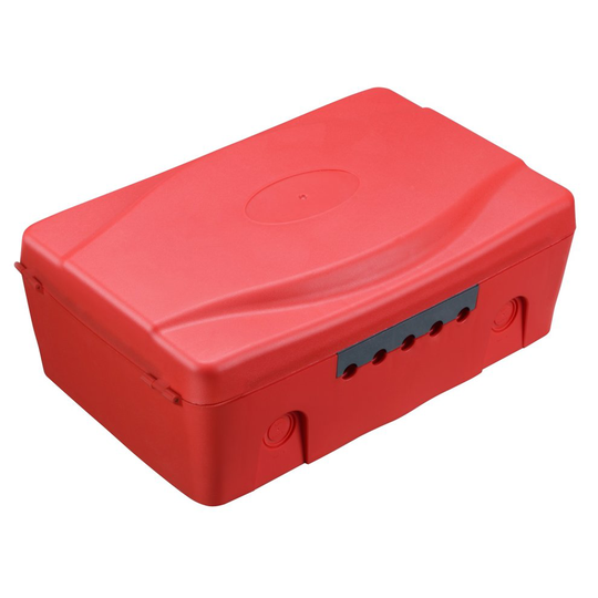 Masterplug Weatherproof Box Red IP54 Outdoor for Electric Garden Power
