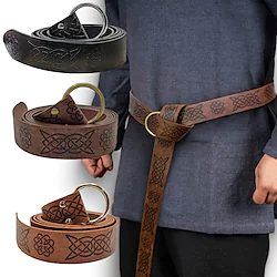 Plague Doctor Punk Gothic Medieval Steampunk 17th Century Masquerade Men's Women's Costume Vintage Cosplay Party Waist Belt Carnival Lightinthebox
