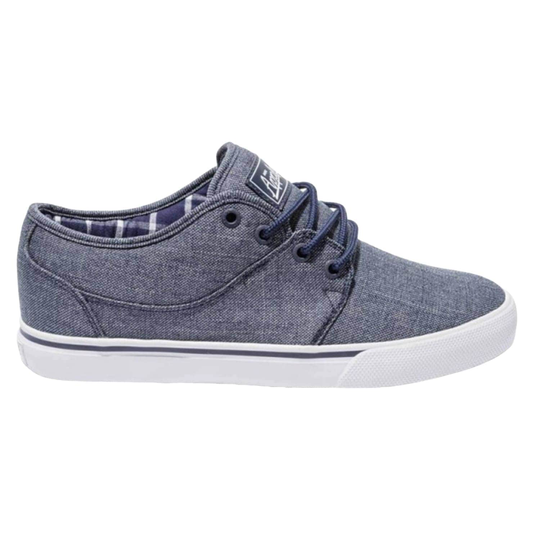 Globe Mahalo Youth Kids Skate Shoes - Navy Chambray