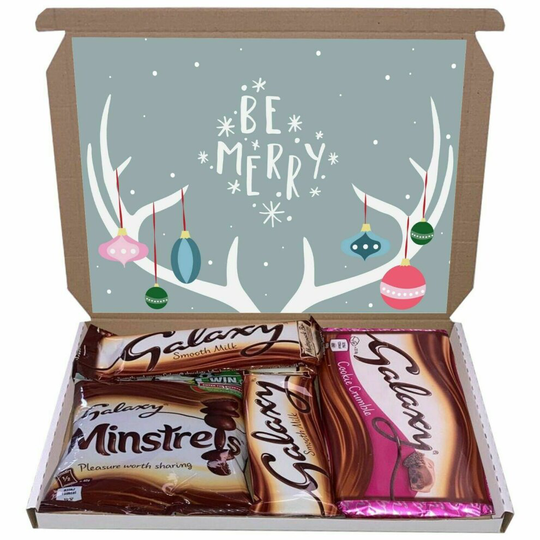 (Christmas - 4) Christmas Galaxy Chocolate Sweet Gift Hamper Box